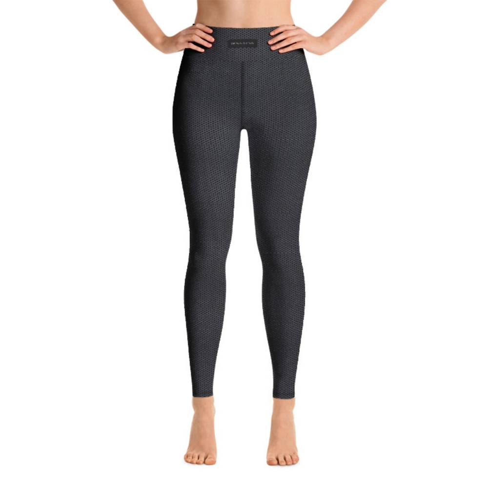 ❤ Bena & Eva Yoga Leggings - Black Hexagon